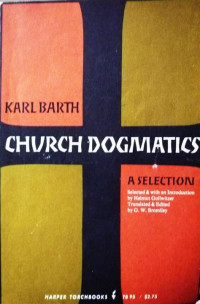 Image of Church Dogmatics: A Selection