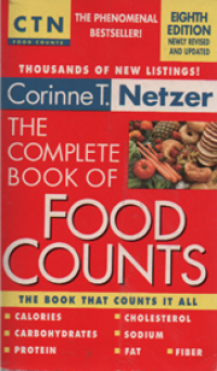 Image of complete book of food counts