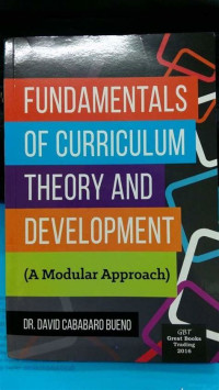 Image of Fundamentals of Curriculum Theory and Development