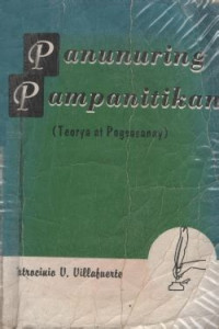 Image of Panunuring Pampanitikan : Teorya at Pagsasanay