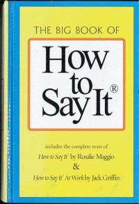 Image of The Big Book of How to Say It