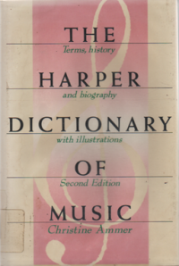 Image of The Harper Dictionary Of Music