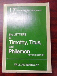 Image of The Letters to Timothy, Titus, and Philimon